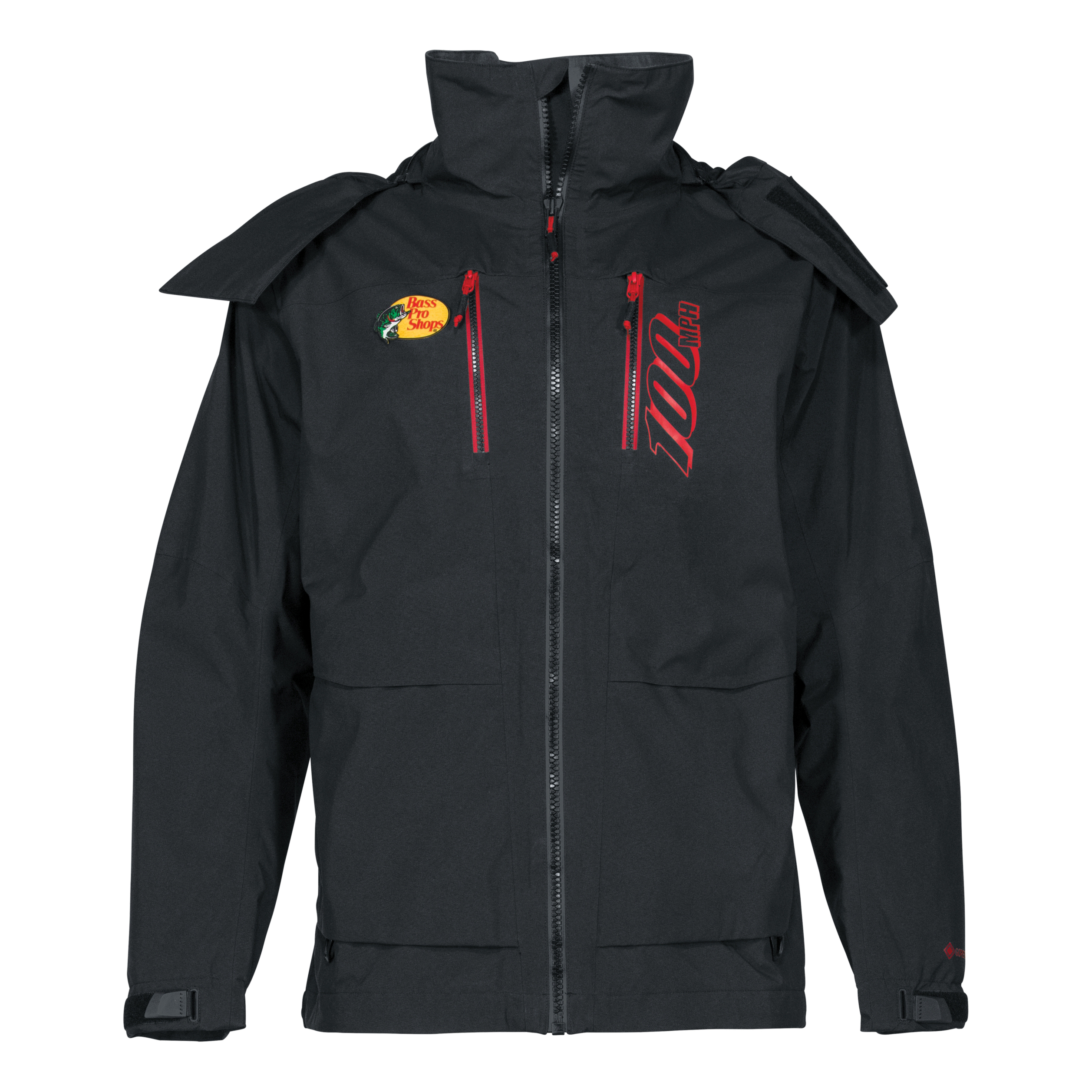 Veste De Pluie Bass Pro Shops Gore-Tex 100 MPH Homme Noir Taille XL